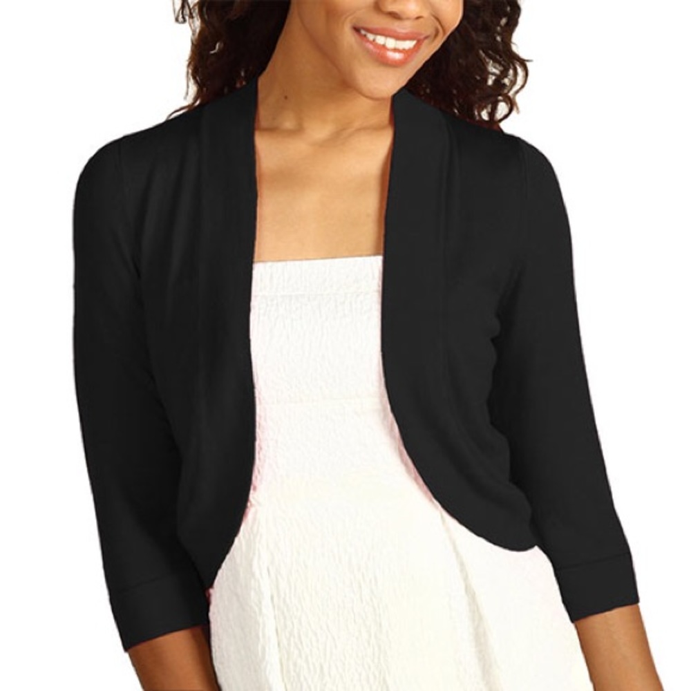 Black Bolero Cardigan